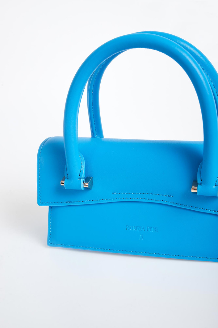 Torebka listonoszka skórzana PATRIZIA PEPE