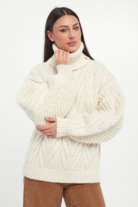Sweter damski z golfem ELISABETTA FRANCHI