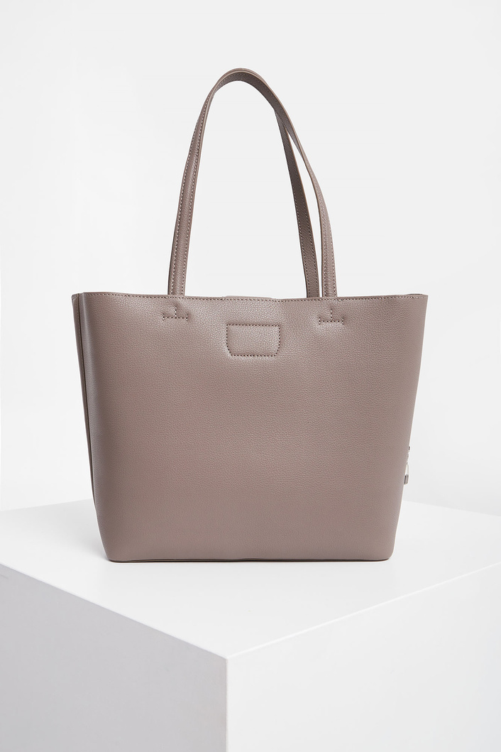 Torebka skórzana shopper PATRIZIA PEPE