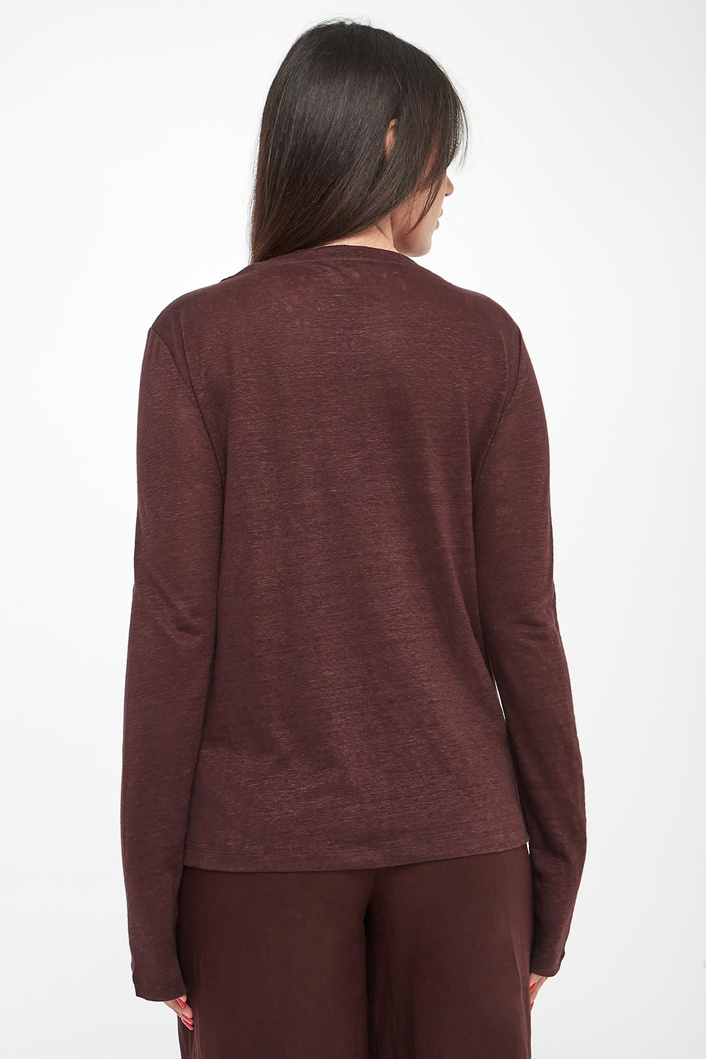 Longsleeve damski lniany Cale ECOALF