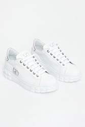 Sneakersy damskie skórzane CESARE CASADEI