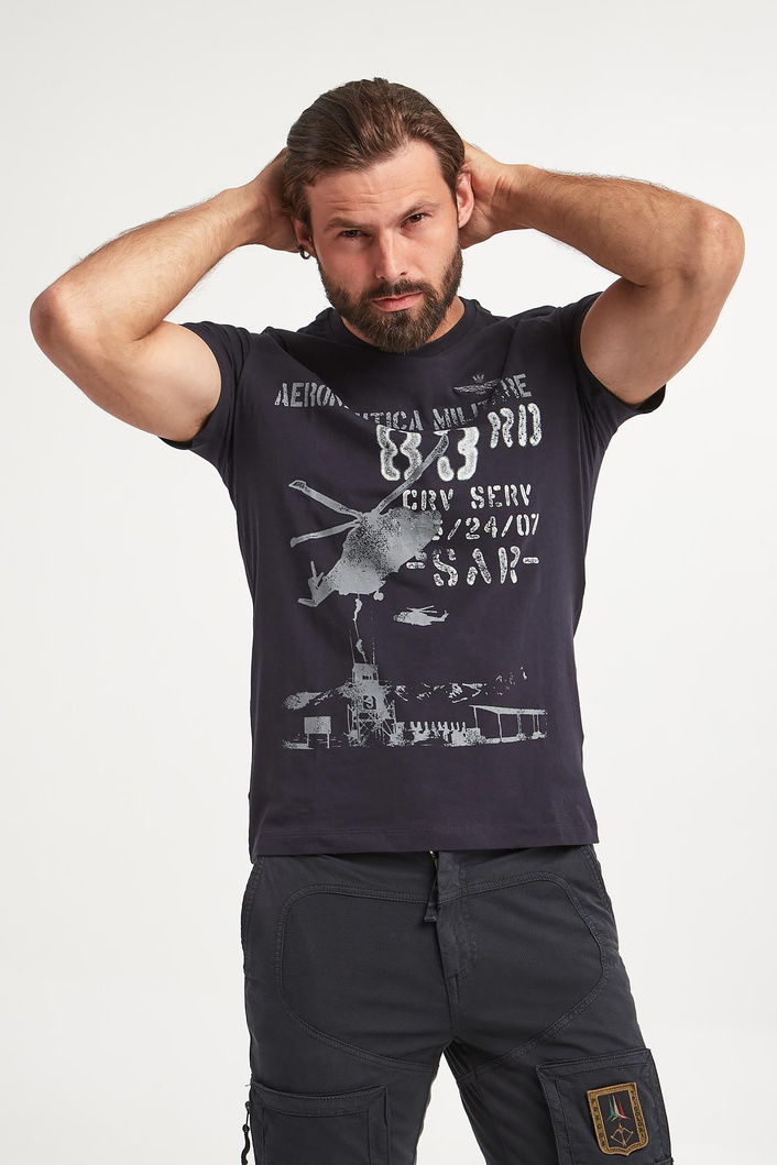 T-shirt męski AERONAUTICA MILITARE