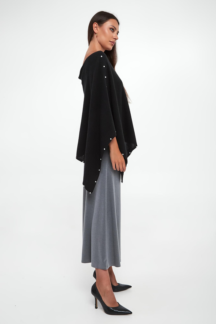 Ponczo damskie kaszmirowe JOSEPH RIBKOFF