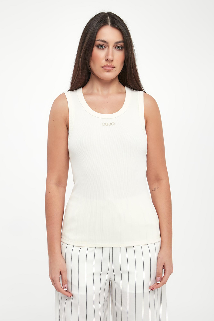 Top damski z logo LIU JO