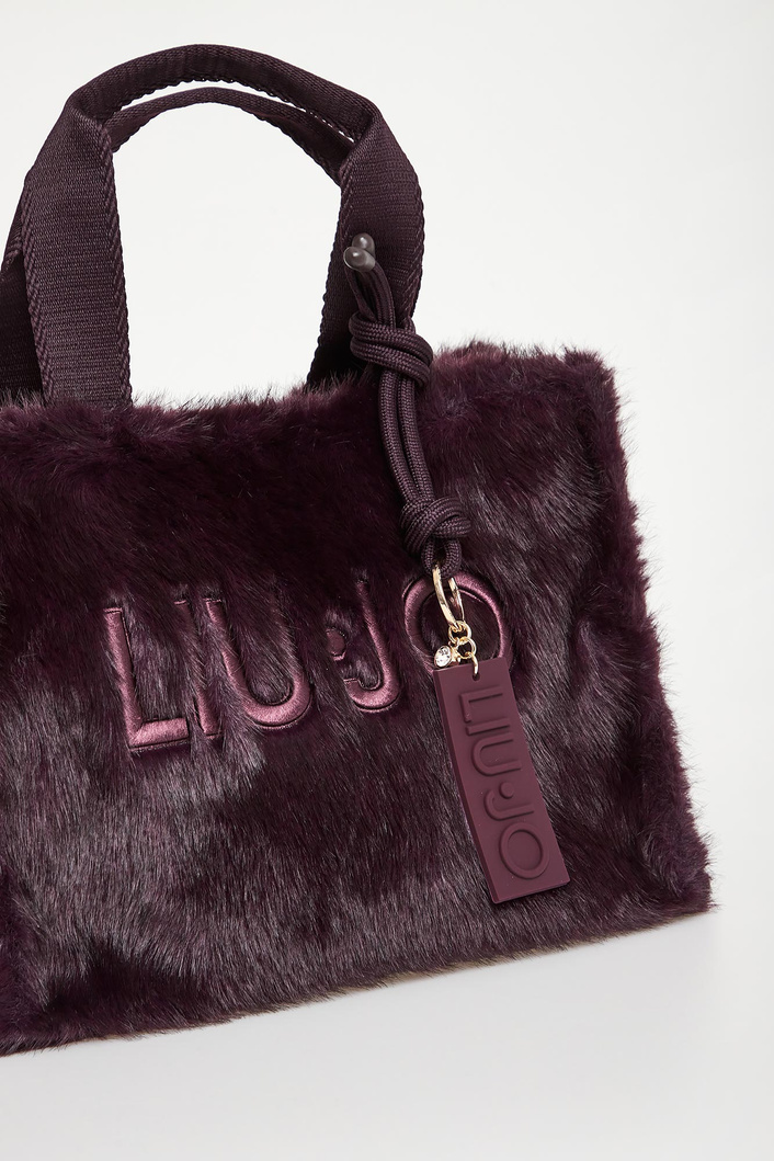 Torebka damska futrzany shopper LIU JO