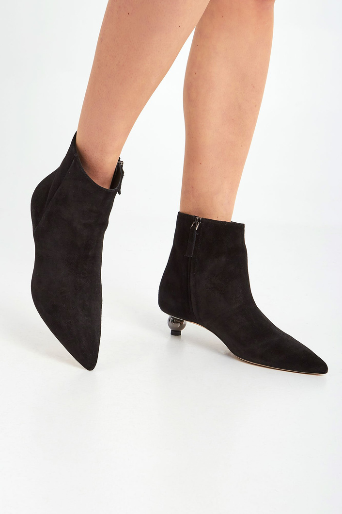 Botki skórzane Marus WEEKEND MAX MARA