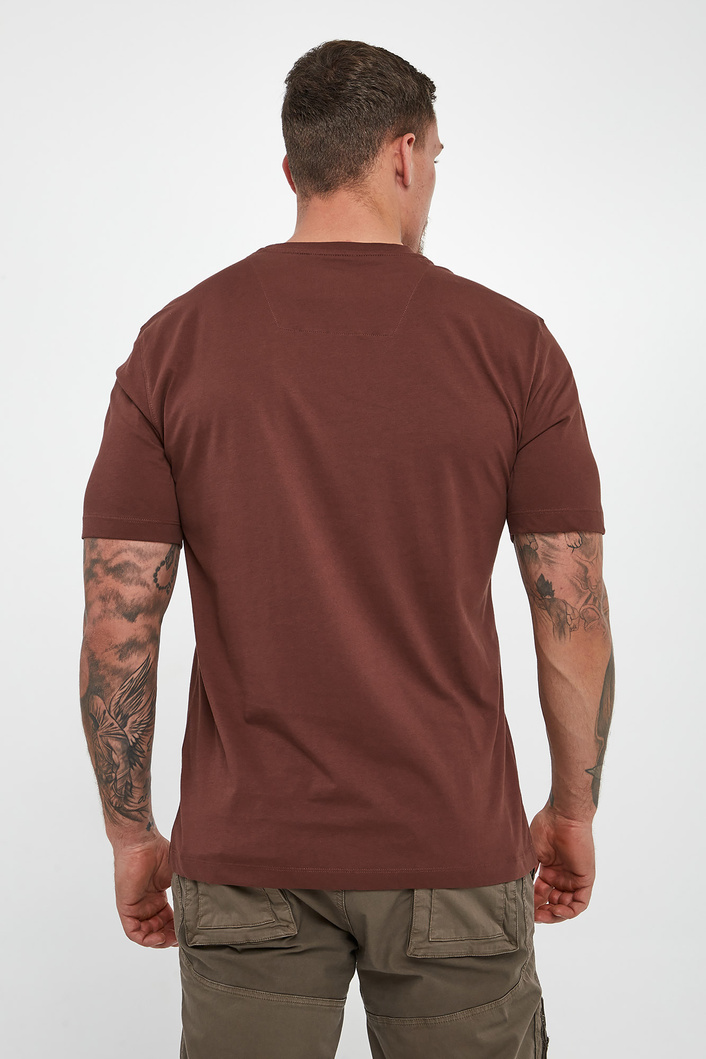 T-shirt męski z logo AERONAUTICA MILITARE