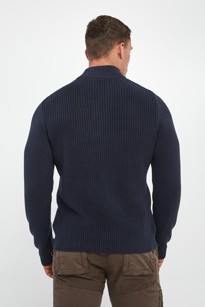 Sweter męski z logo AERONAUTICA MILITARE