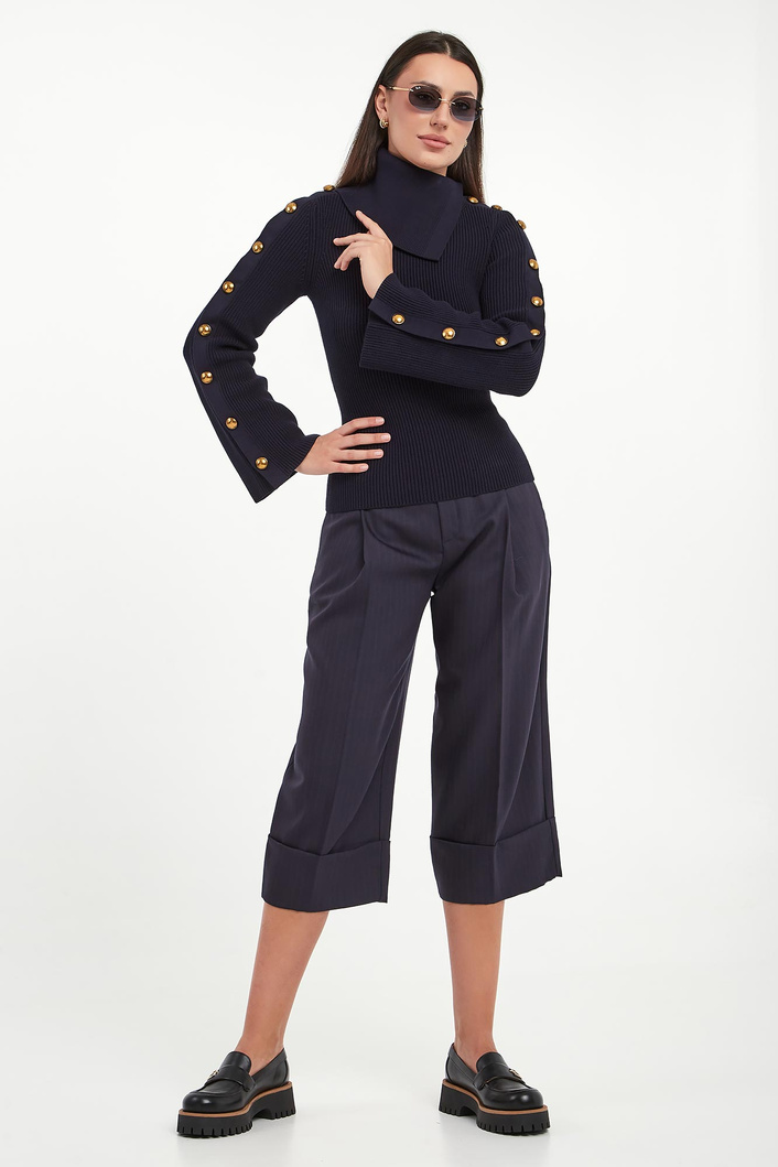 Sweter damski z golfem ELISABETTA FRANCHI