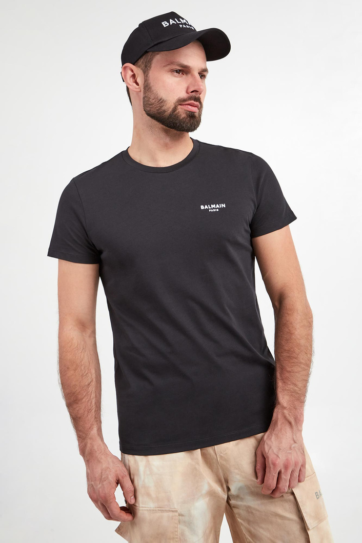T-shirt męski z logo BALMAIN