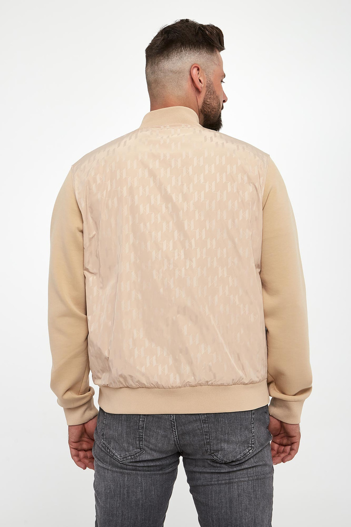 Kurtka męska bomberka z logo KARL LAGERFELD