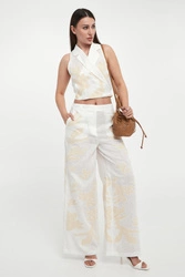 Spodnie damskie lniane Kadiak MARELLA