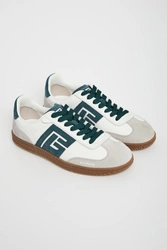 Sneakersy męskie skórzane Swan BALMAIN