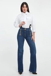 Jeansy damskie palazzo ELISABETTA FRANCHI