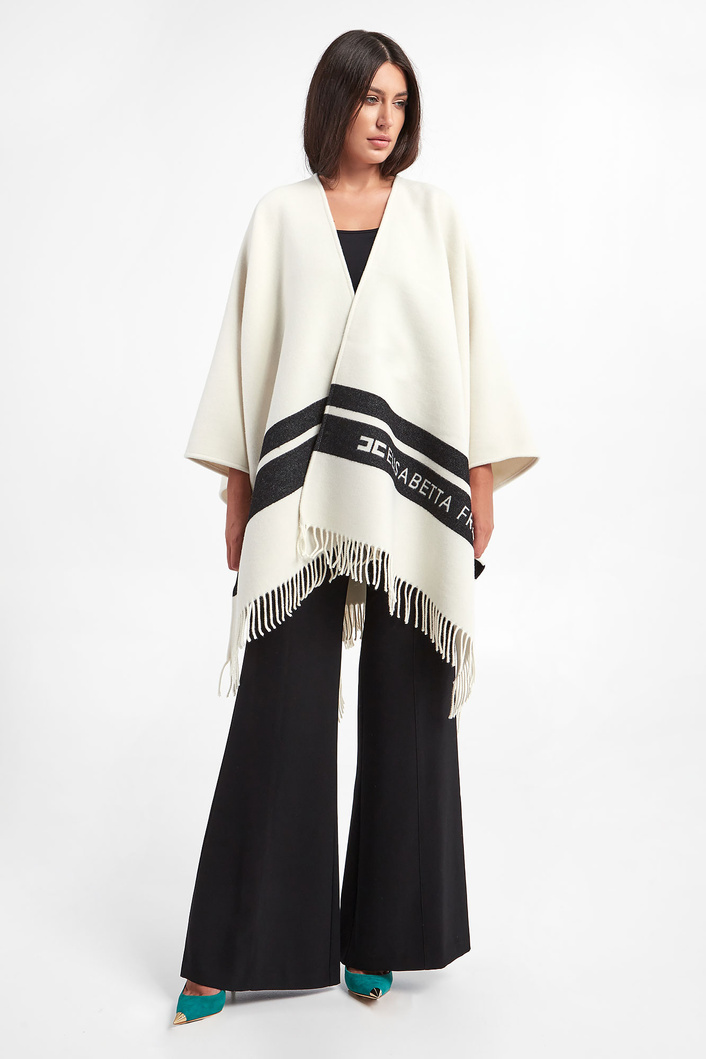 Ponczo wełniane ELISABETTA FRANCHI