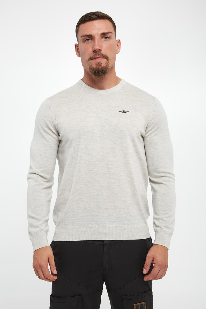 Sweter męski wełniany AERONAUTICA MILITARE
