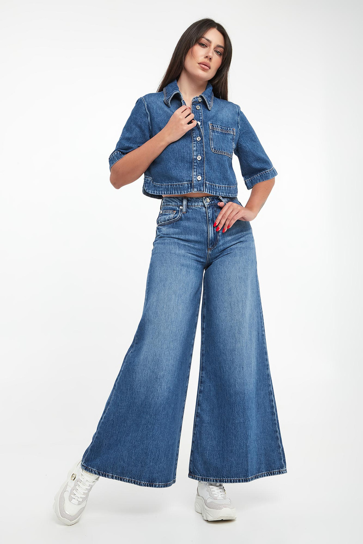 Jeansy damskie z wysokim stanem LIU JO