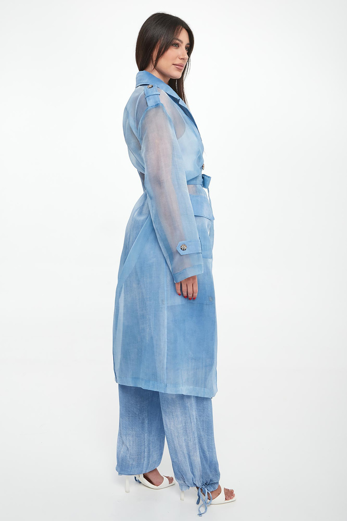 Płaszcz damski z organzy ERMANNO FIRENZE