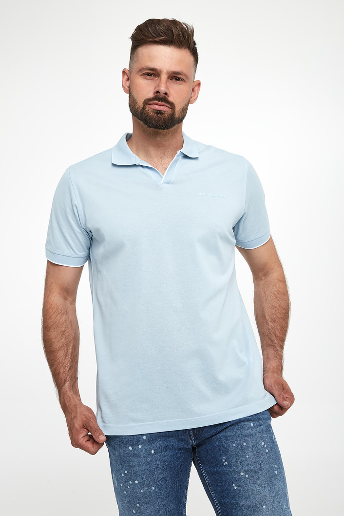 Polo męskie z logo KARL LAGERFELD