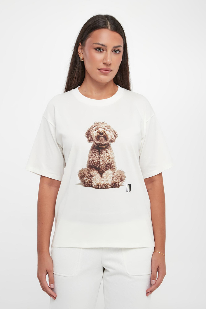 T-shirt damski z nadrukiem SPORTALM