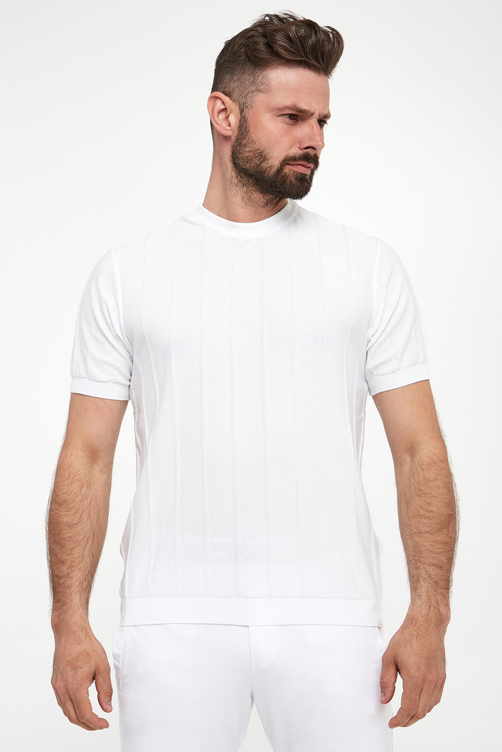 T-shirt męski dzianinowy PAUL&SHARK