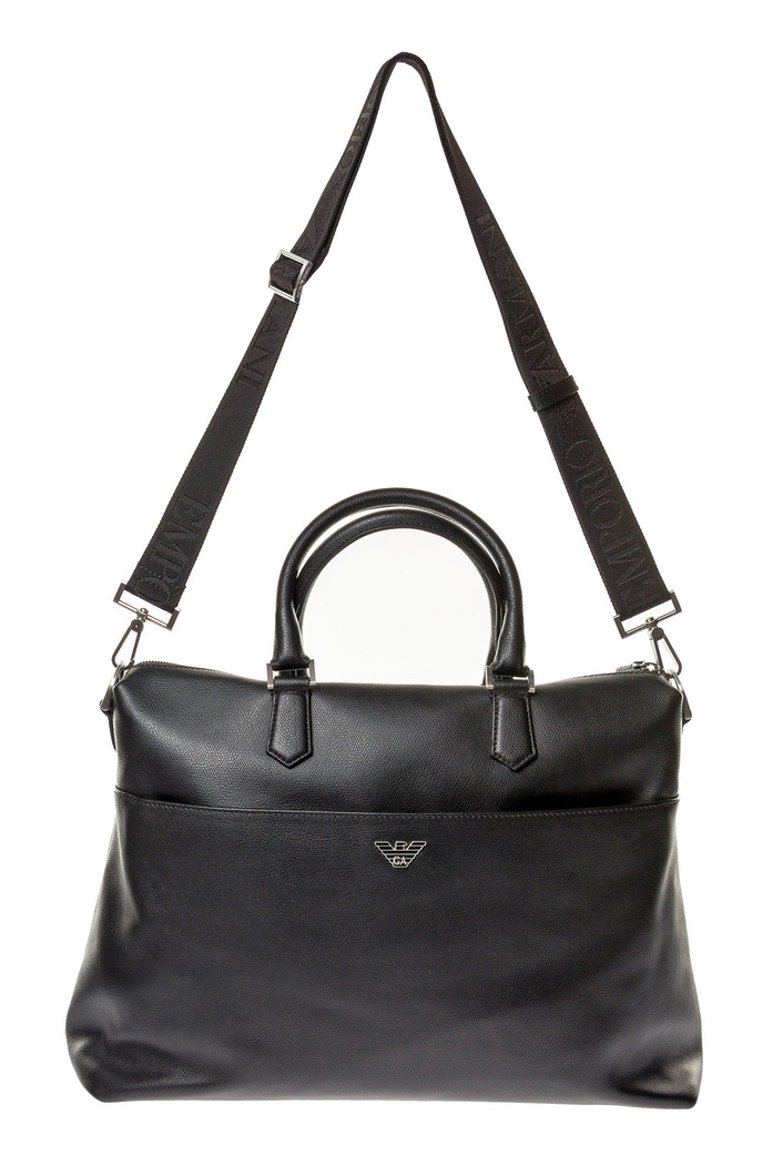 Torba skórzana aktówka EMPORIO ARMANI