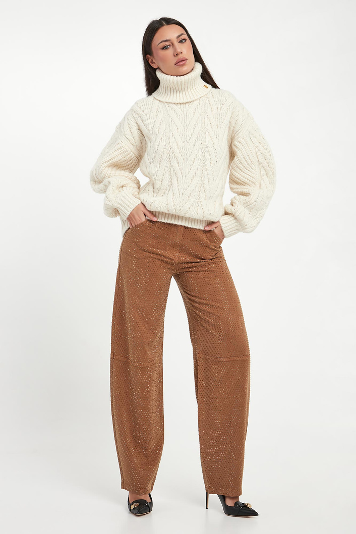 Sweter damski z golfem ELISABETTA FRANCHI