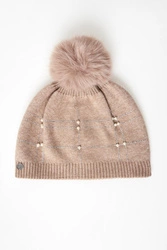 Czapka damska z pomponem JOSEPH RIBKOFF
