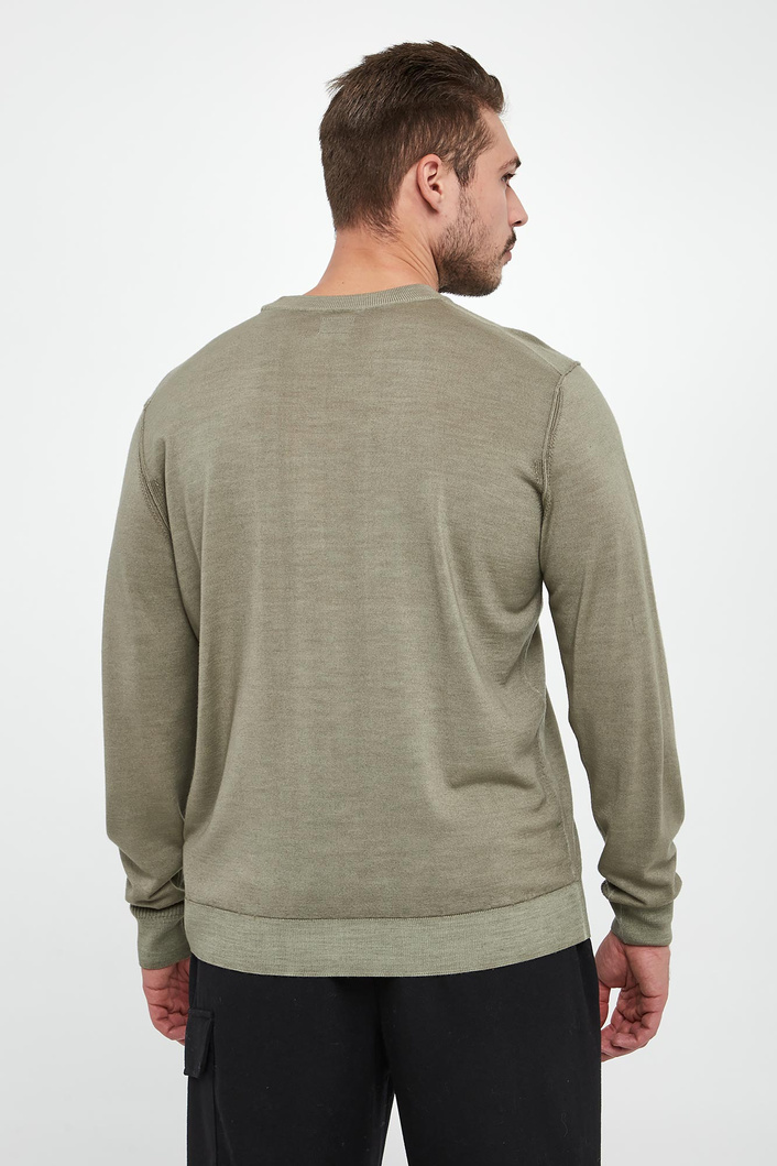 Sweter męski z wełny merino C.P. COMPANY