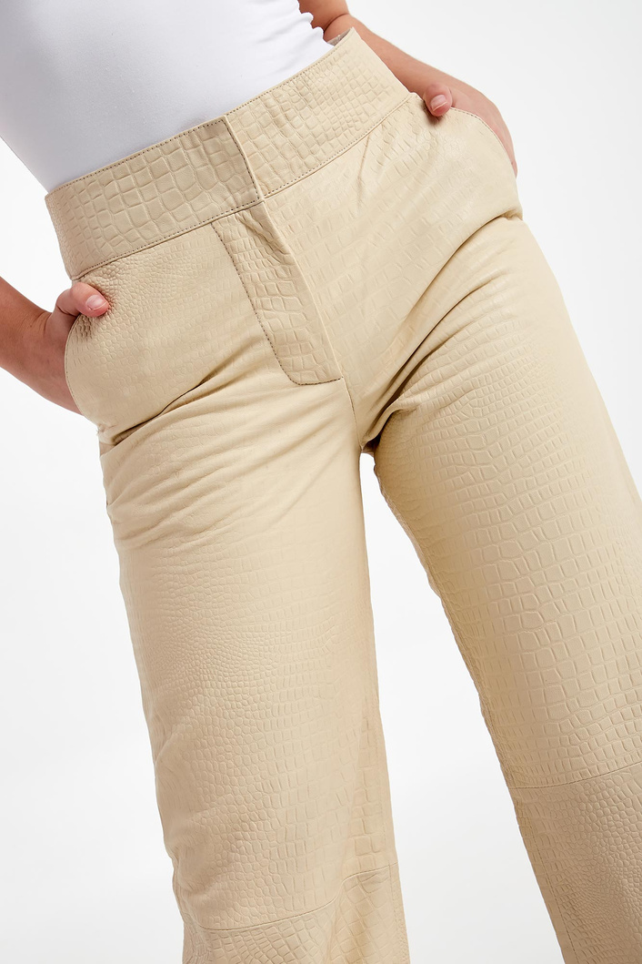 Spodnie damskie skórzane NOTES DU NORD