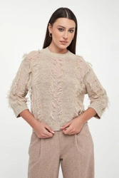 Sweter damski lniany PESERICO