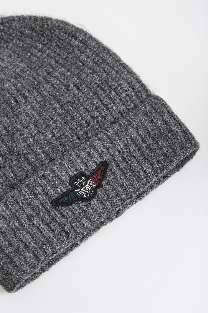 Czapka męska z logo AERONAUTICA MILITARE