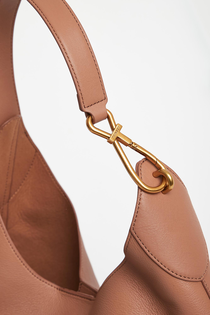Torebka skórzana hobo TWINSET