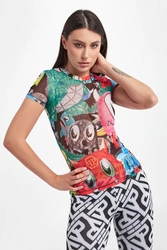 Bluzka z siatki PHILIPP PLEIN