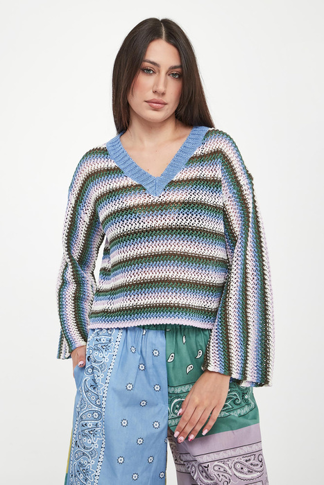 Sweter damski ażurowy lniany Epica WEEKEND MAX MARA