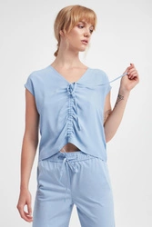 Bluzka damska jedwabna Ocean MARELLA MONOCHROME