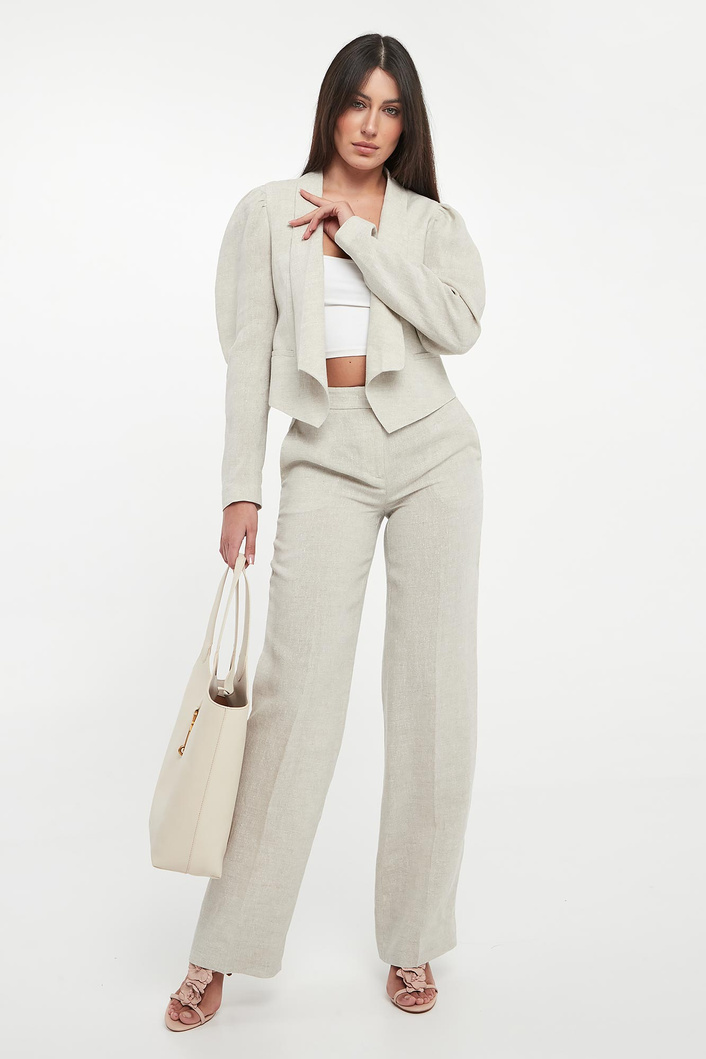 Spodnie damskie lniane TWINSET