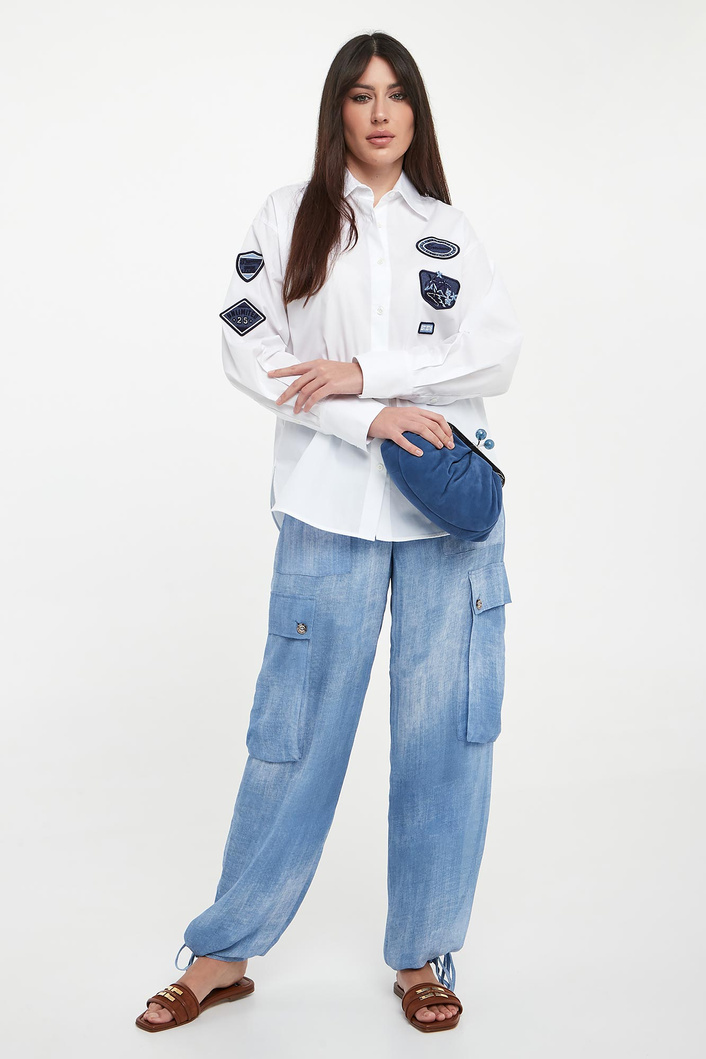 Koszula damska z naszywkami ERMANNO FIRENZE