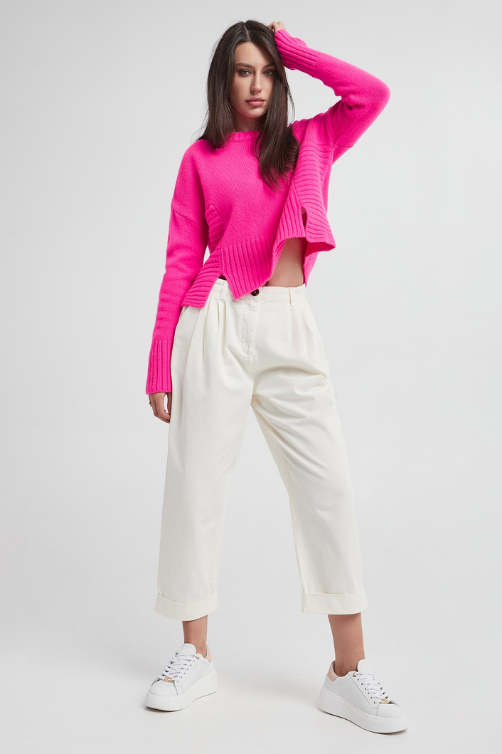 Sweter damski wełniano-kaszmirowy Armadillo PINKO