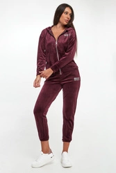 Spodnie damskie welurowe DKNY