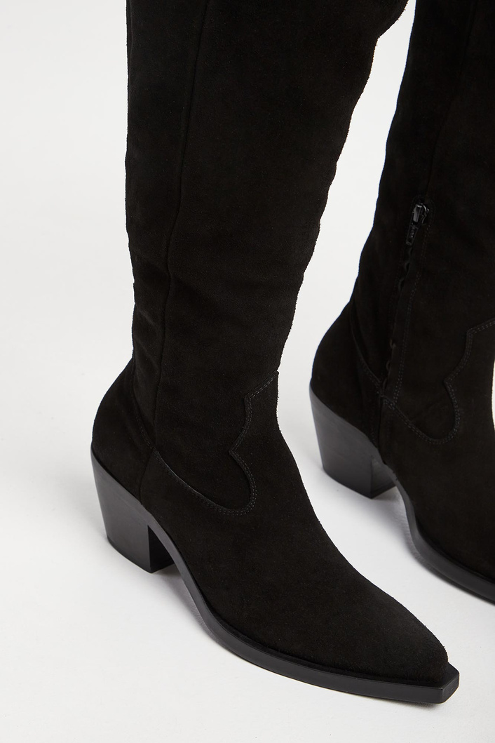 Kozaki damskie zamszowe PINKO