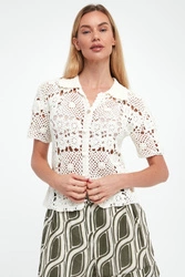 Sweter damski szydełkowany LIU JO