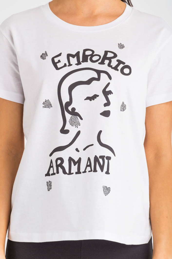 T-shirt damski EMPORIO ARMANI