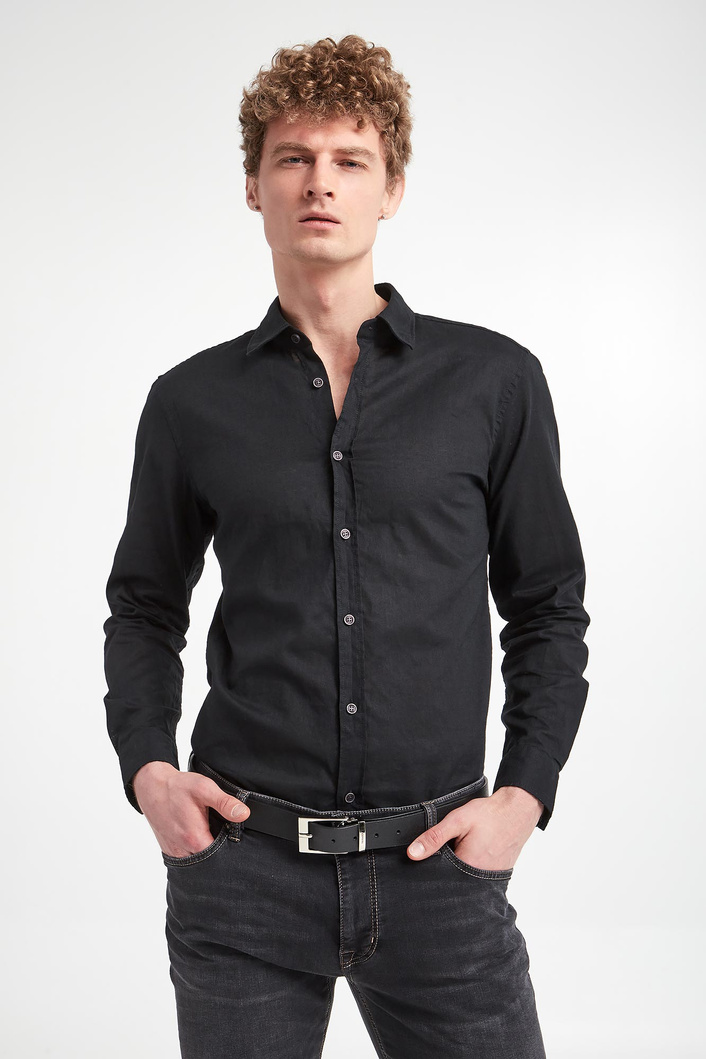 Koszula męska lniana Hanson JOOP! JEANS