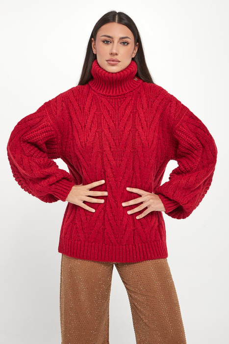 Sweter damski z golfem ELISABETTA FRANCHI