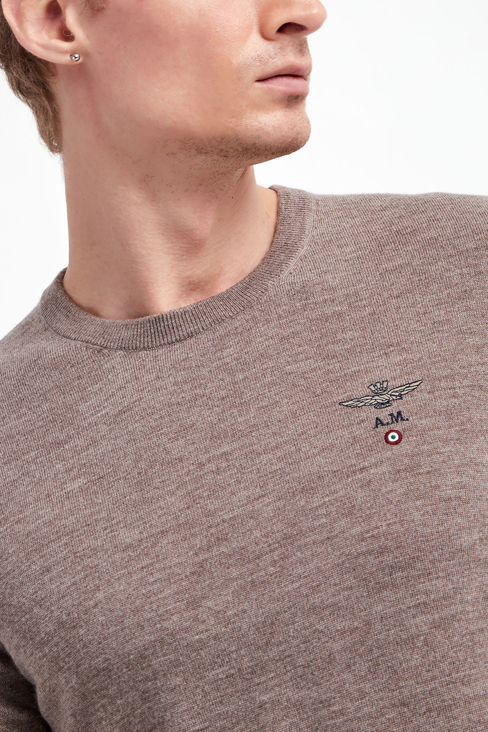 Sweter męski wełniany AERONAUTICA MILITARE