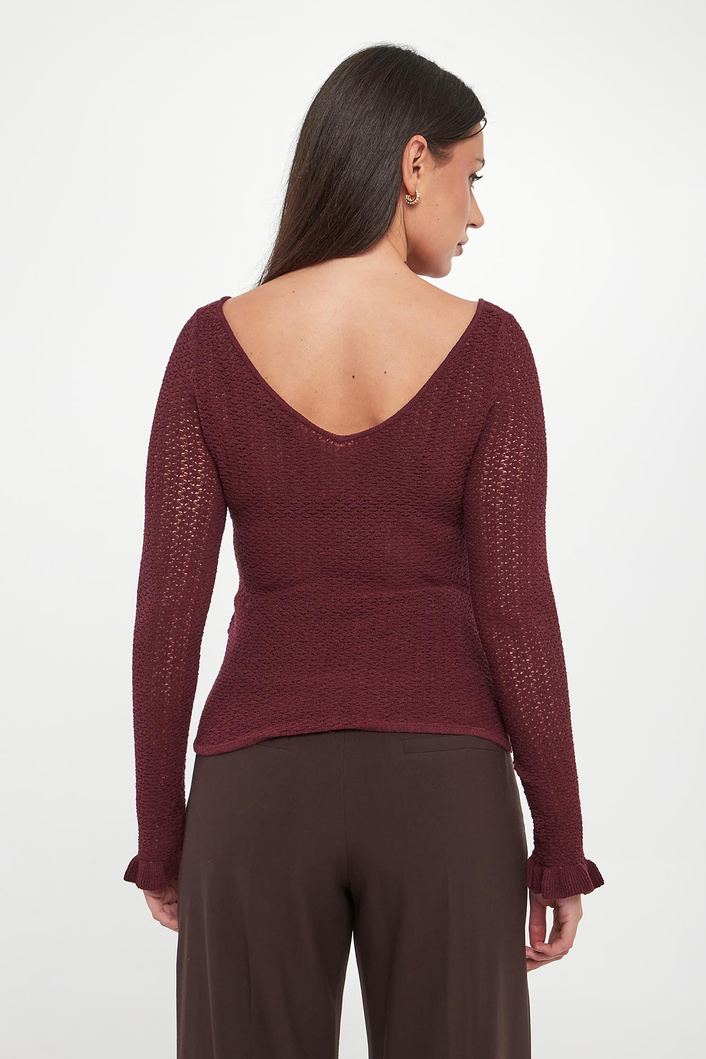 Sweter damski ażurowy Cantone MARELLA
