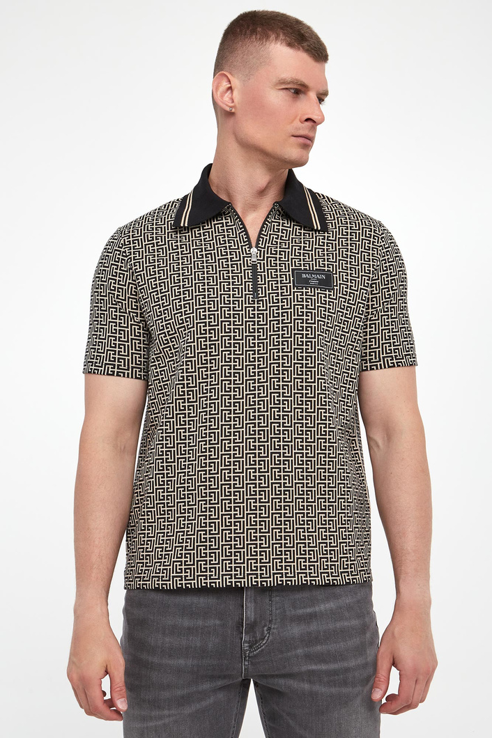 Polo męskie logowane BALMAIN