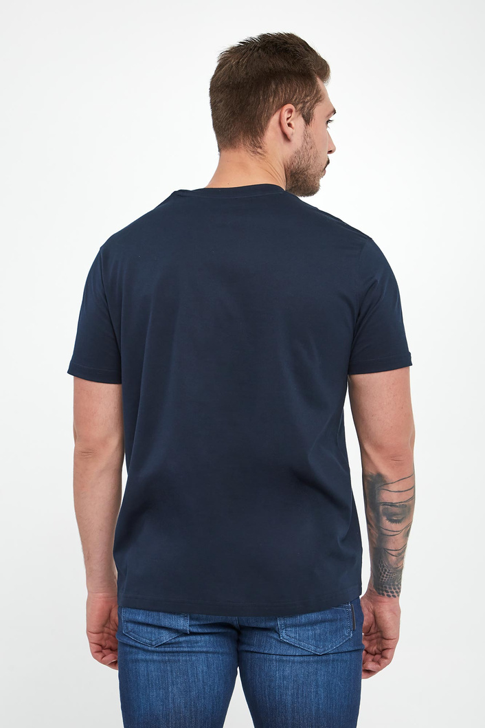 T-shirt męski z logo PAUL&SHARK