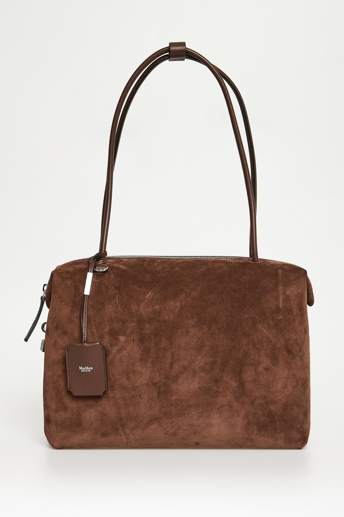 Torebka damska zamszowa Holdall Glide MAX MARA ACCESSORI